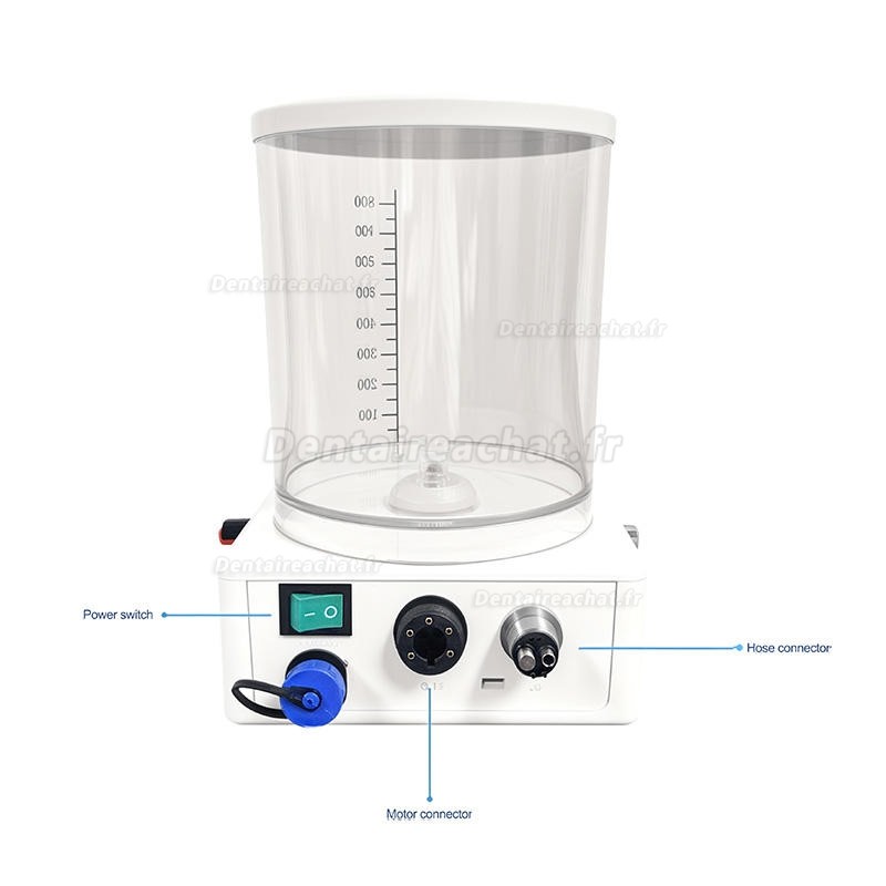 Micromoteur dentaire sans balais 16:1 / 1:1 / 1:5 avec r&eacute;servoir d&rsquo;eau et &eacute;clairage LED